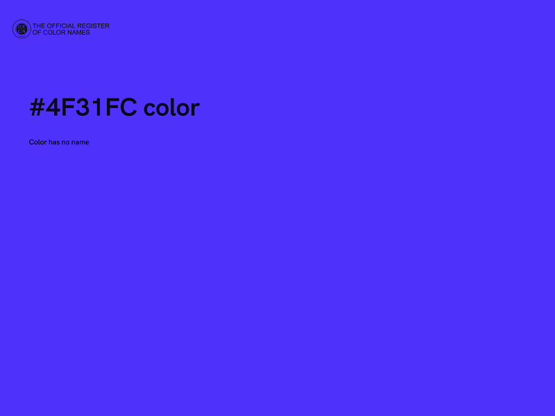 #4F31FC color image