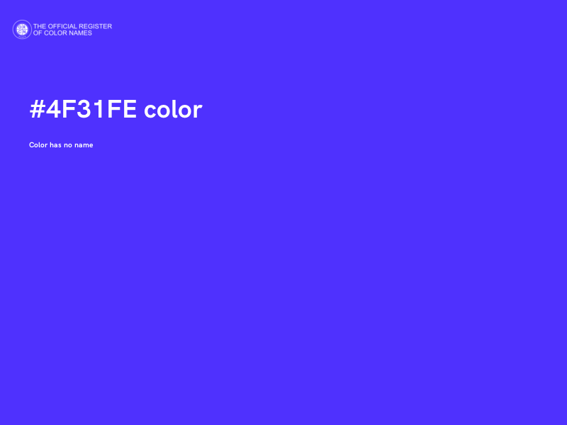 #4F31FE color image