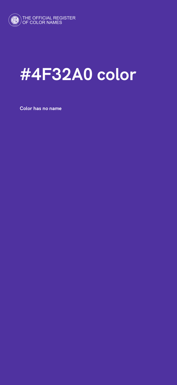 #4F32A0 color image
