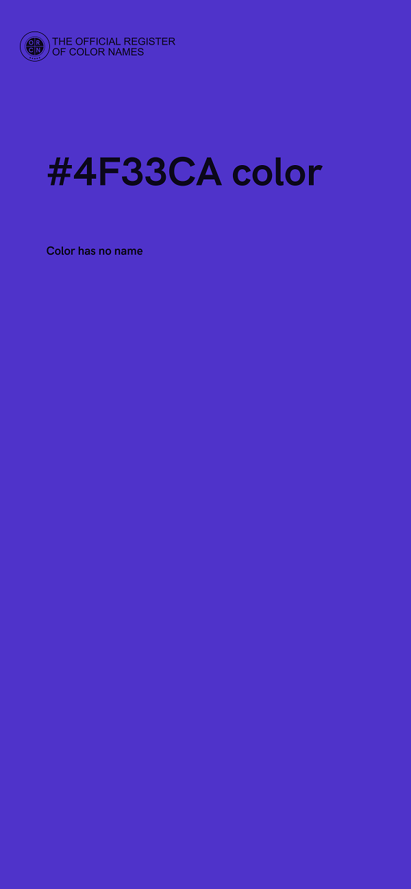 #4F33CA color image