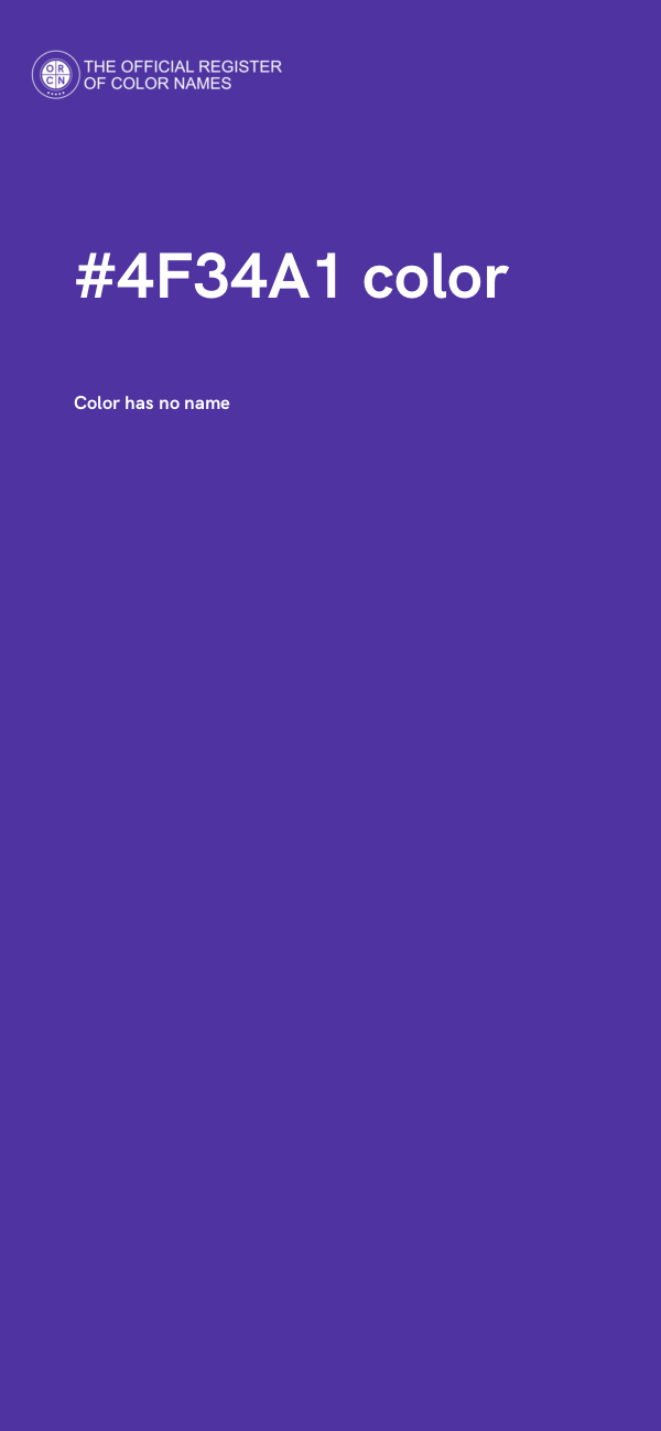 #4F34A1 color image