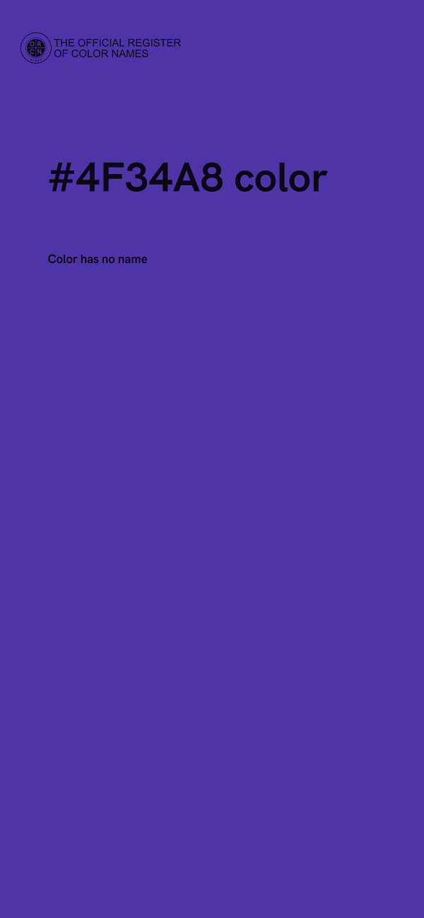 #4F34A8 color image