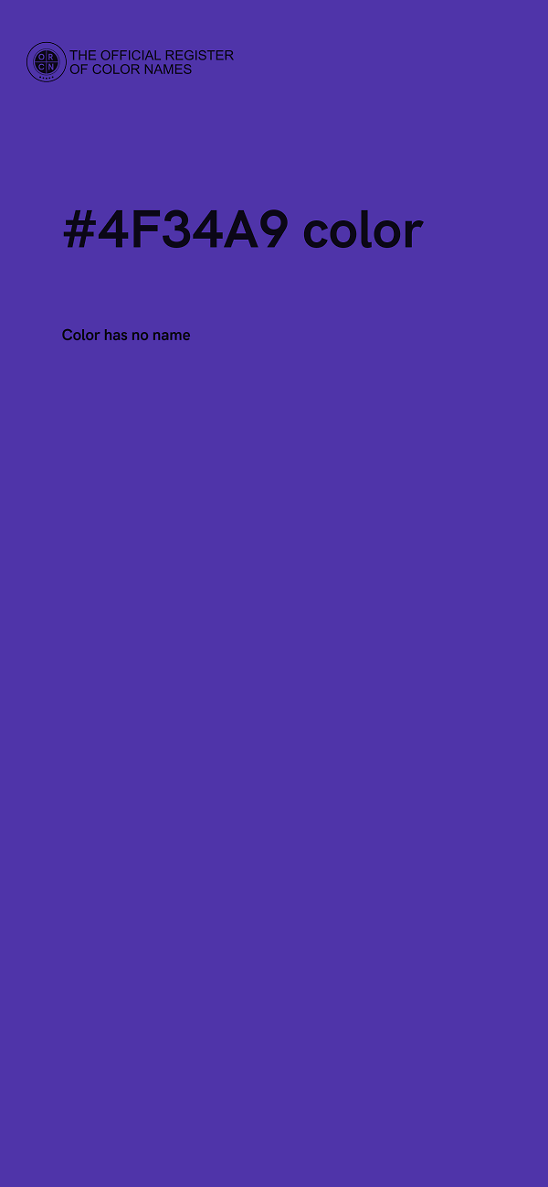 #4F34A9 color image