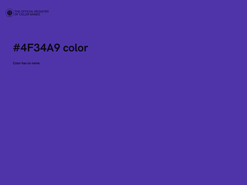 #4F34A9 color image