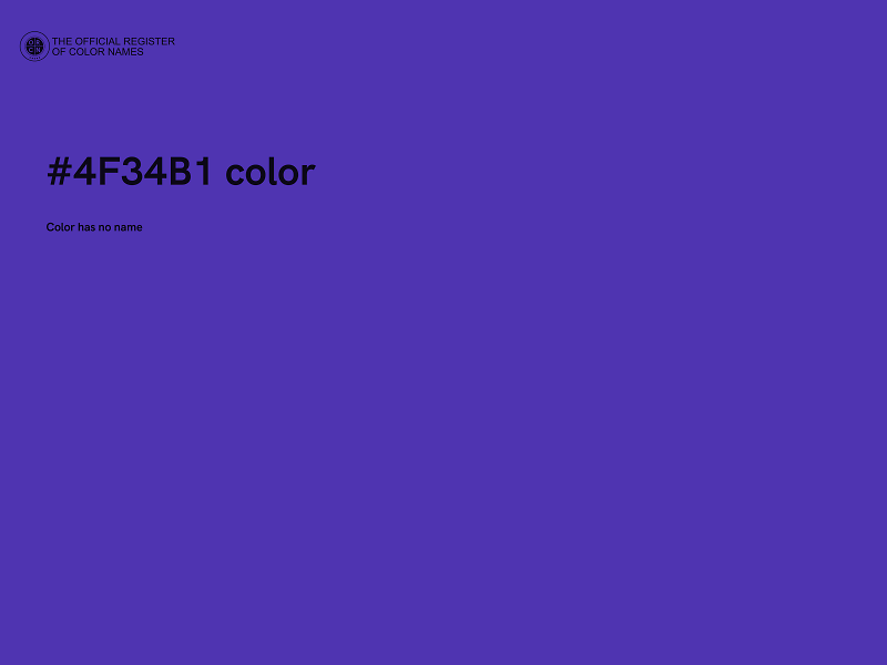 #4F34B1 color image