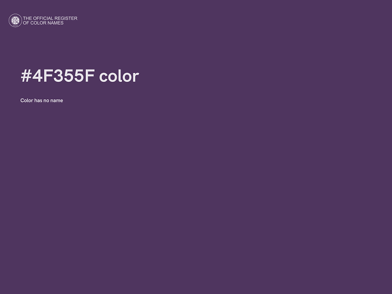 #4F355F color image