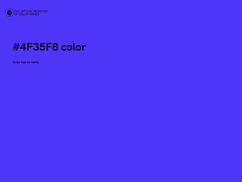 #4F35F8 color image