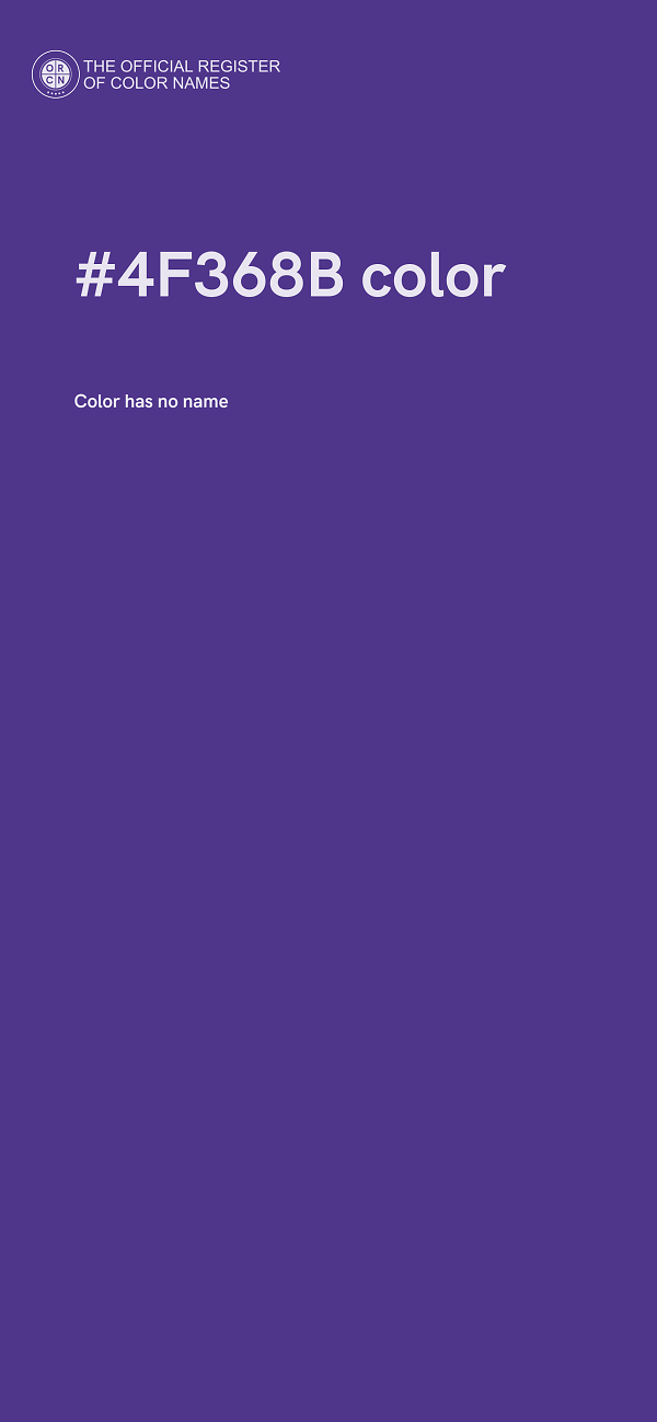 #4F368B color image