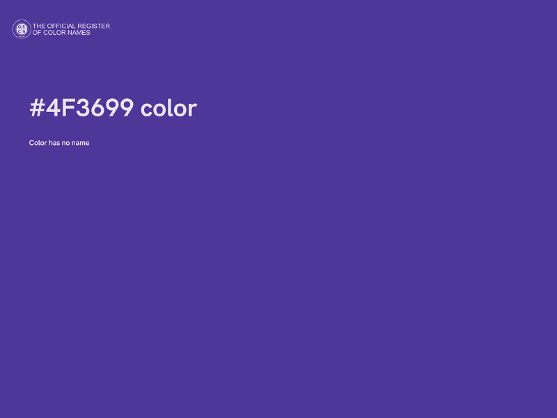 #4F3699 color image
