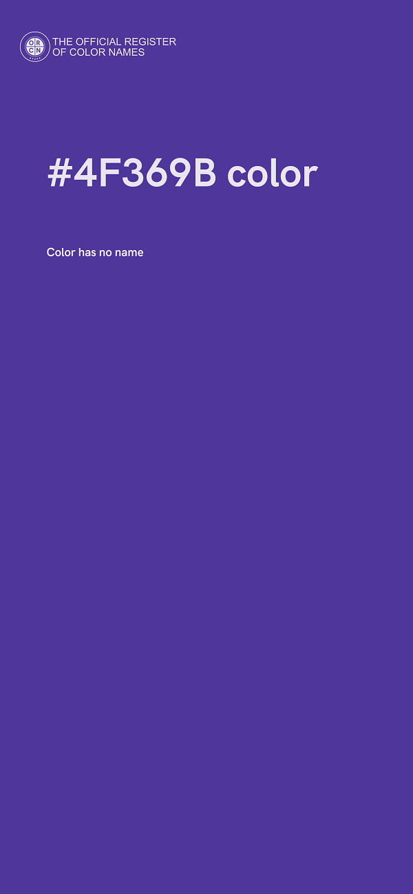#4F369B color image