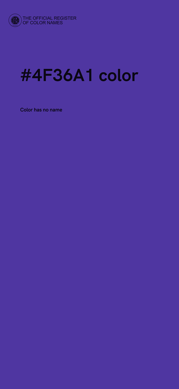 #4F36A1 color image