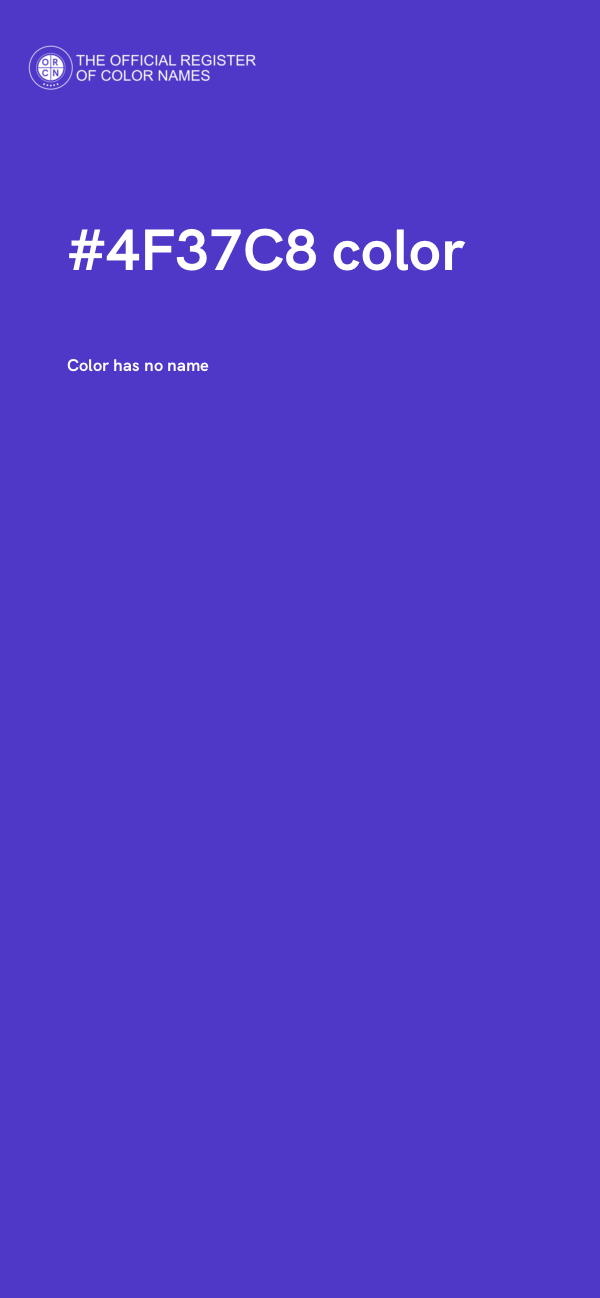 #4F37C8 color image