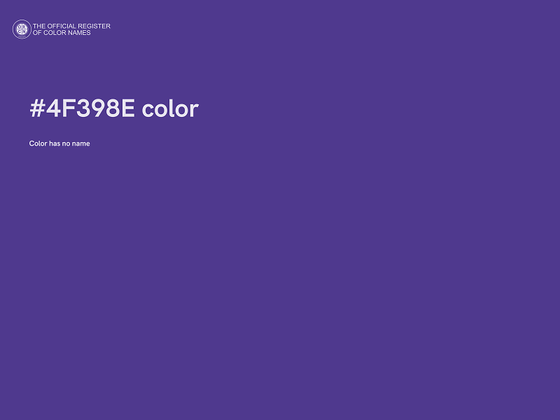 #4F398E color image