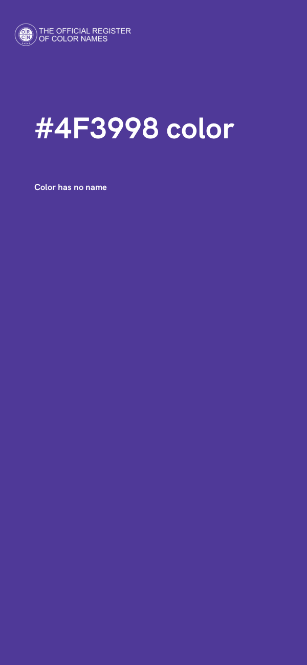 #4F3998 color image