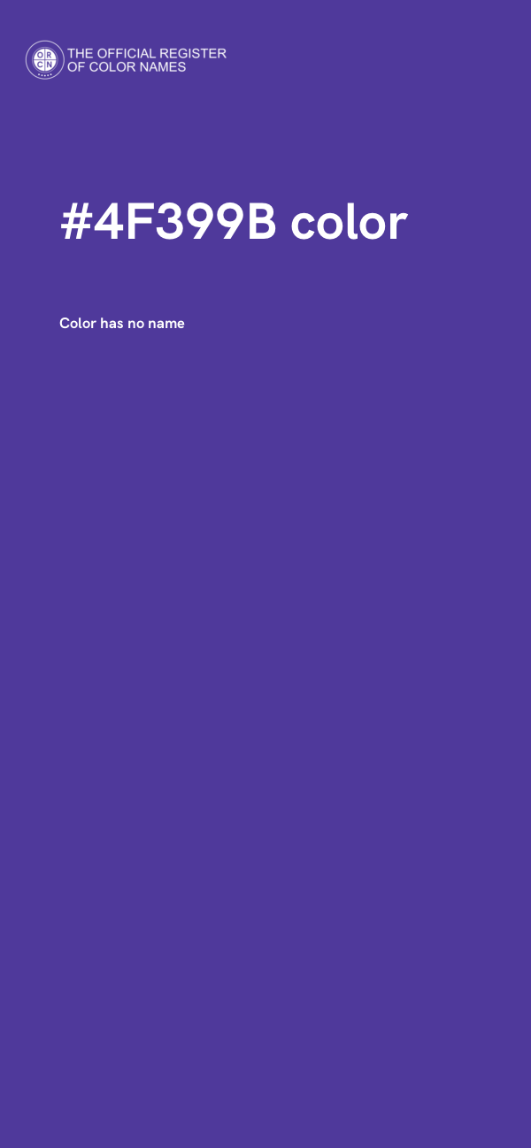 #4F399B color image