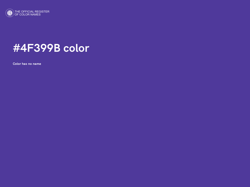 #4F399B color image