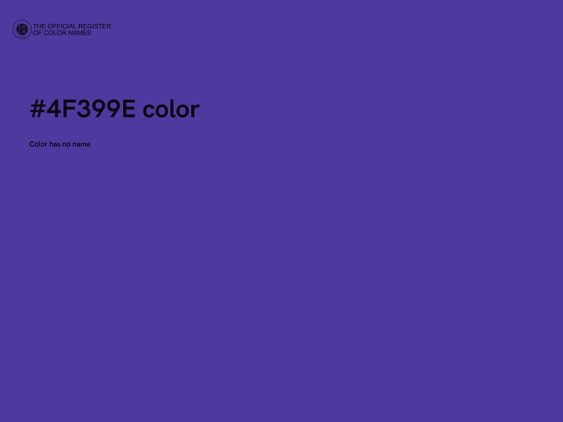 #4F399E color image