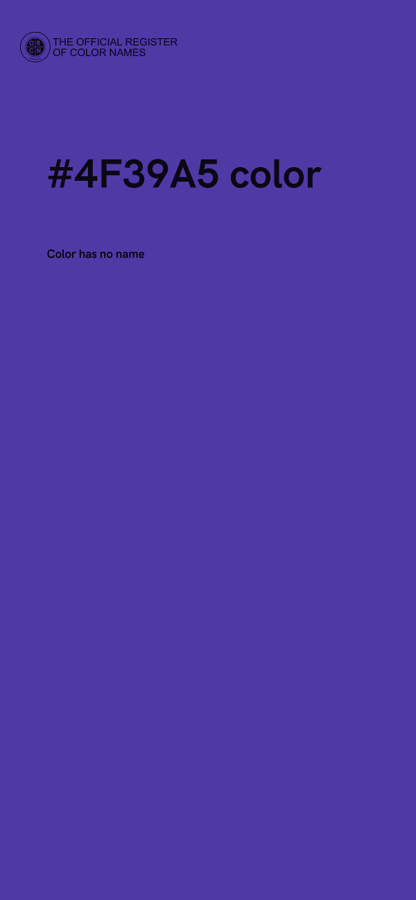 #4F39A5 color image