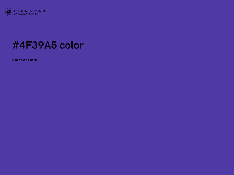 #4F39A5 color image