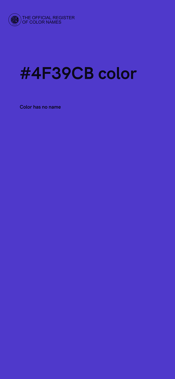 #4F39CB color image