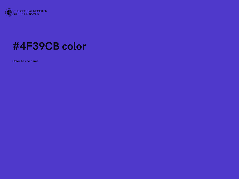 #4F39CB color image
