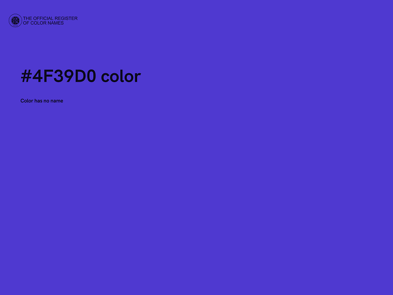 #4F39D0 color image