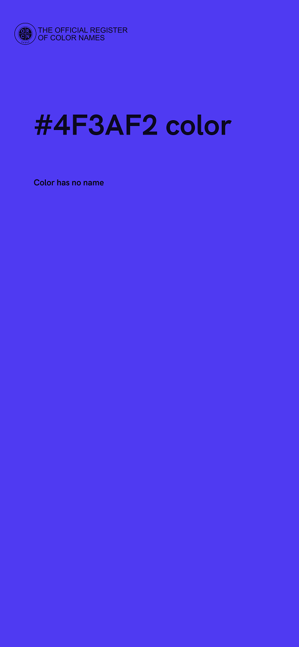 #4F3AF2 color image