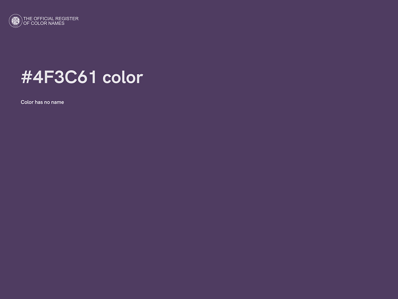 #4F3C61 color image