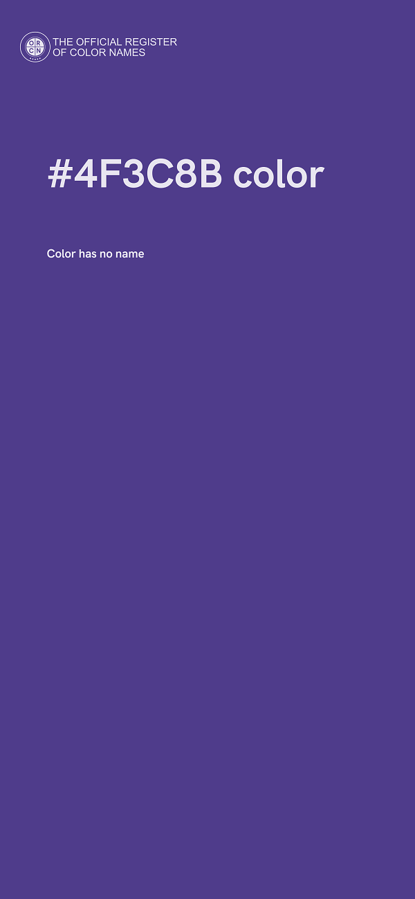 #4F3C8B color image