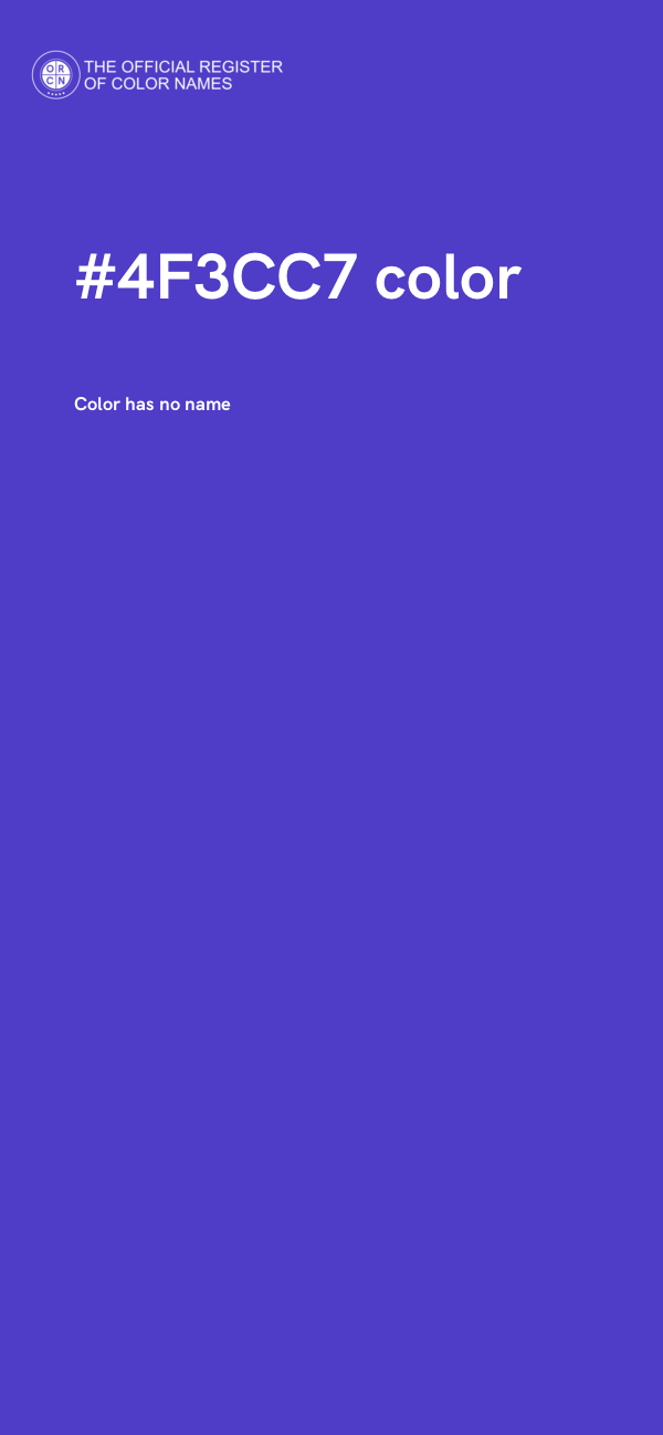 #4F3CC7 color image