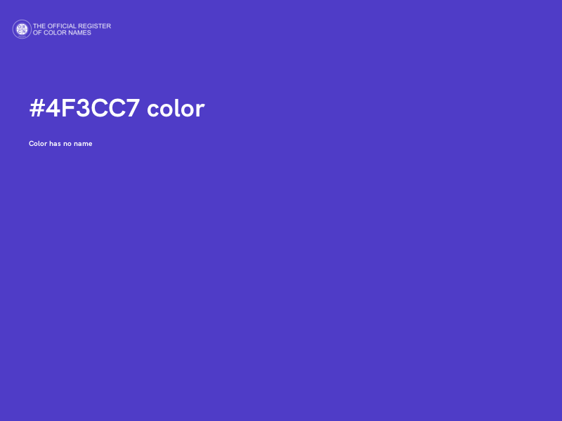 #4F3CC7 color image