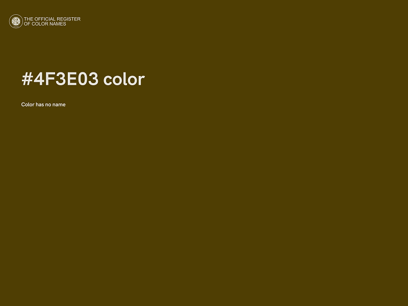 #4F3E03 color image