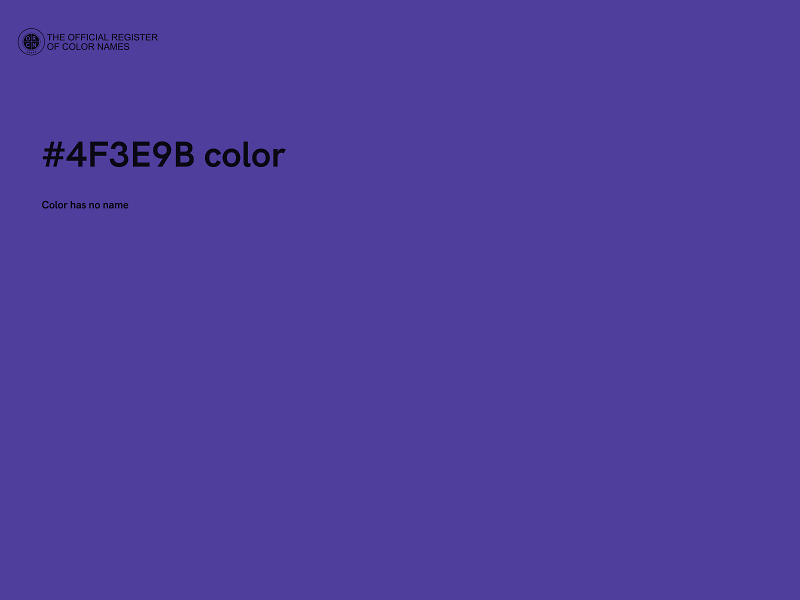 #4F3E9B color image