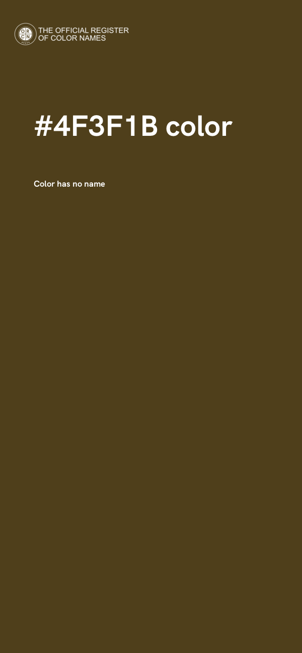#4F3F1B color image