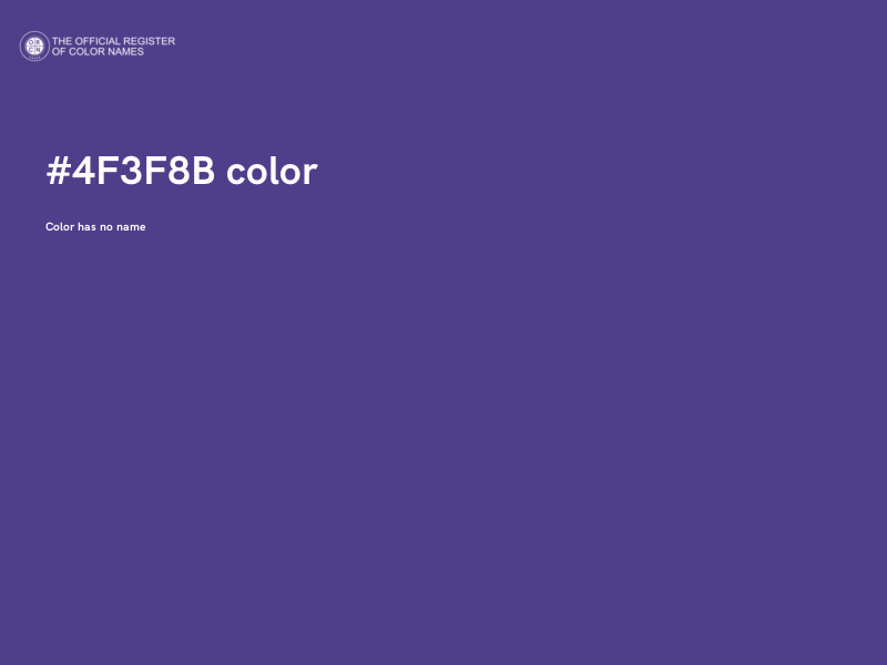 #4F3F8B color image