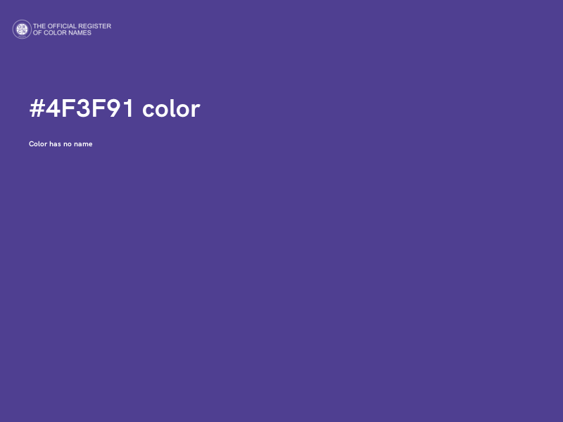 #4F3F91 color image