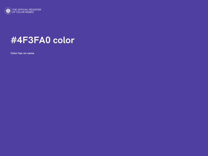 #4F3FA0 color image