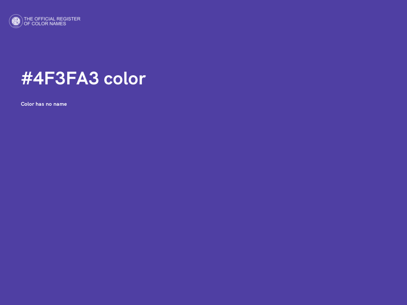 #4F3FA3 color image