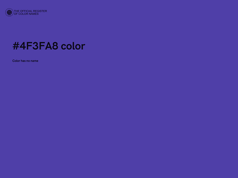 #4F3FA8 color image