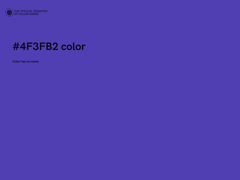 #4F3FB2 color image