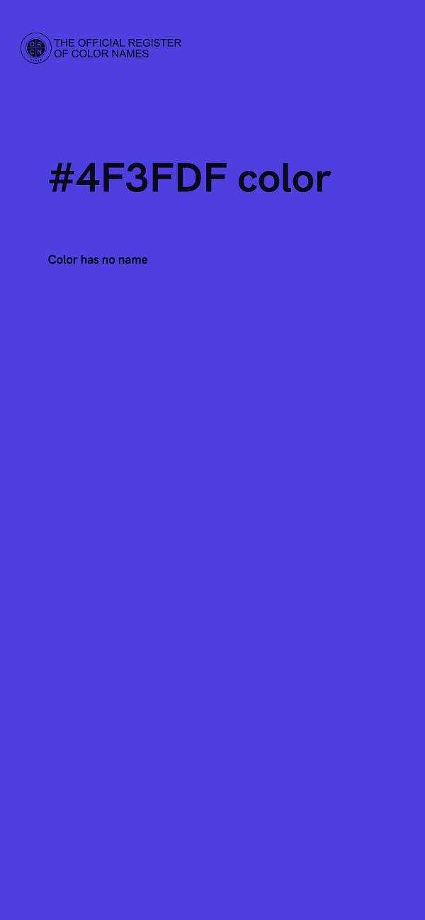 #4F3FDF color image