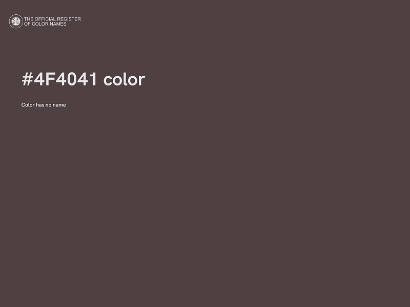 #4F4041 color image