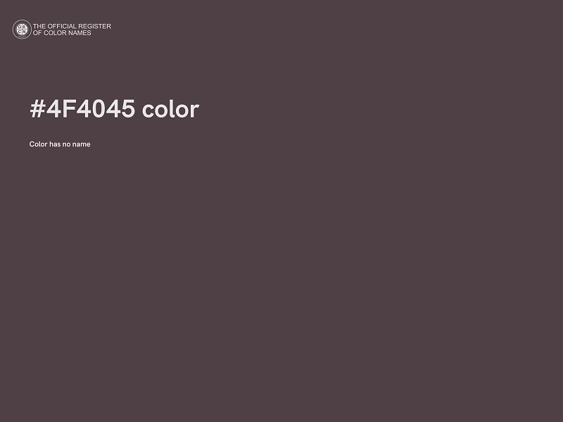 #4F4045 color image
