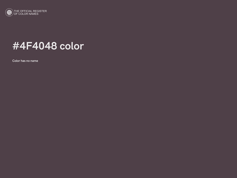 #4F4048 color image