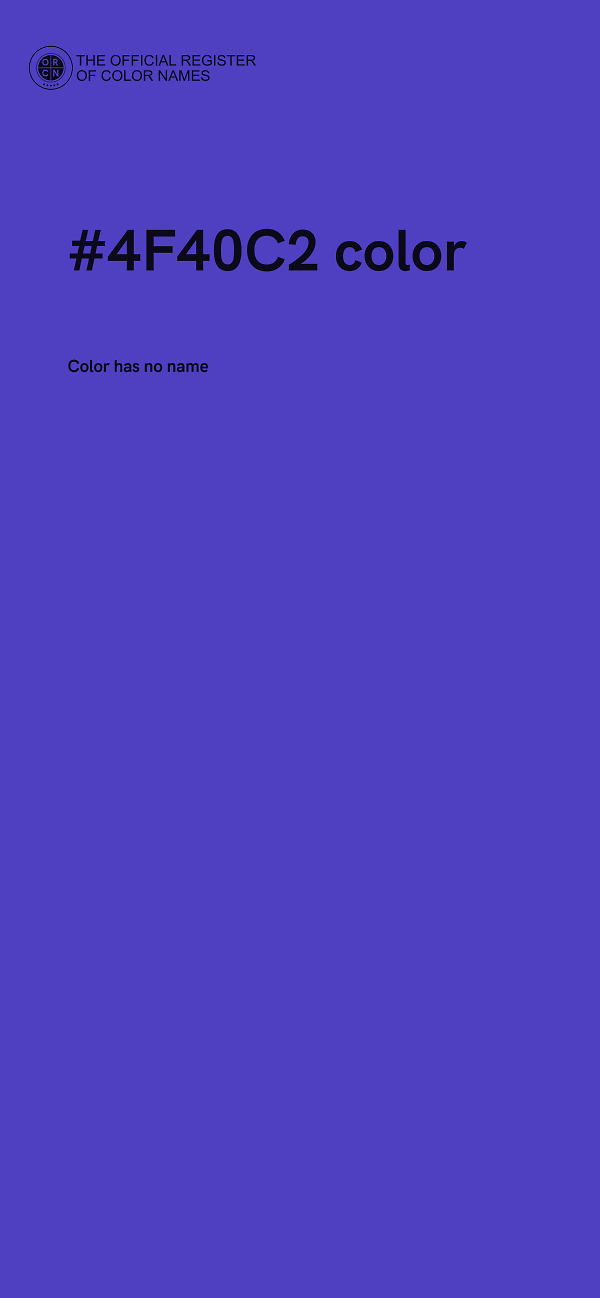 #4F40C2 color image