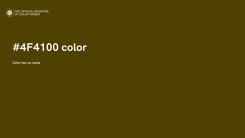 #4F4100 color image