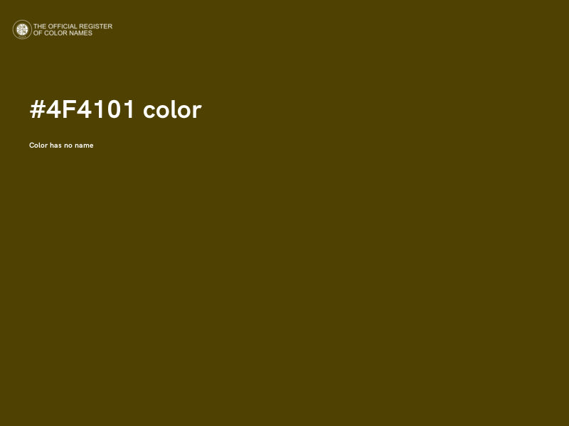 #4F4101 color image