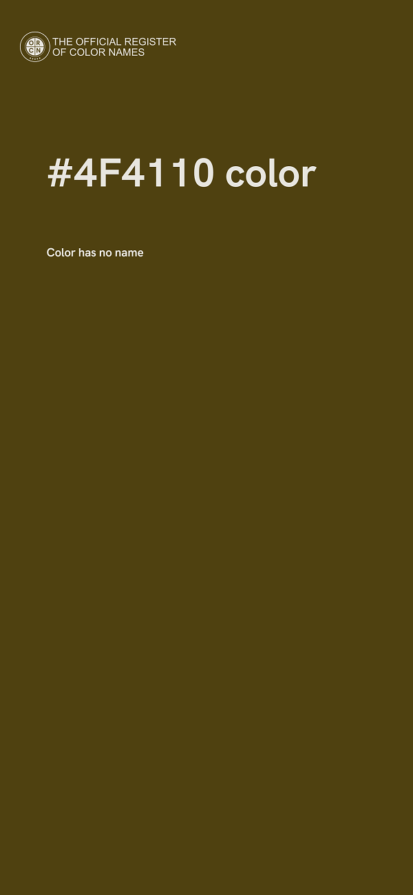 #4F4110 color image