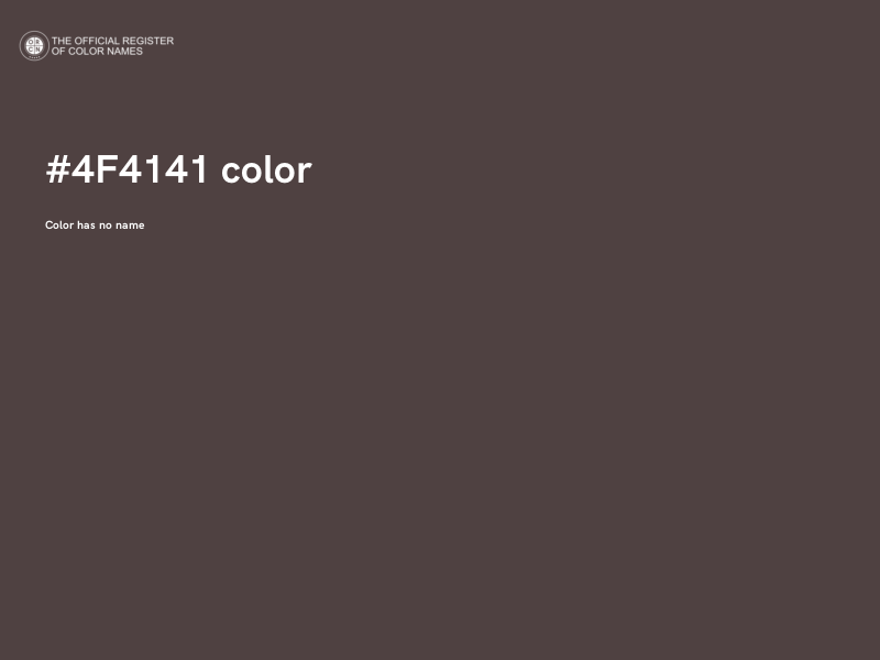 #4F4141 color image