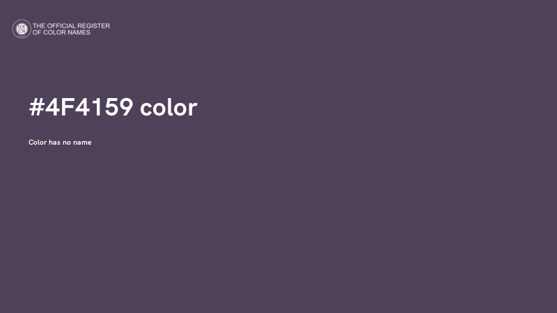 #4F4159 color image